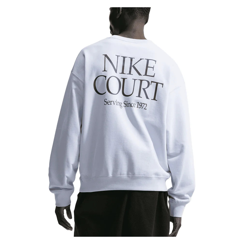 Men's Court Collection French Terry Long Sleeve Crew, Nike, Pickleball Express, IX8517-H26-1