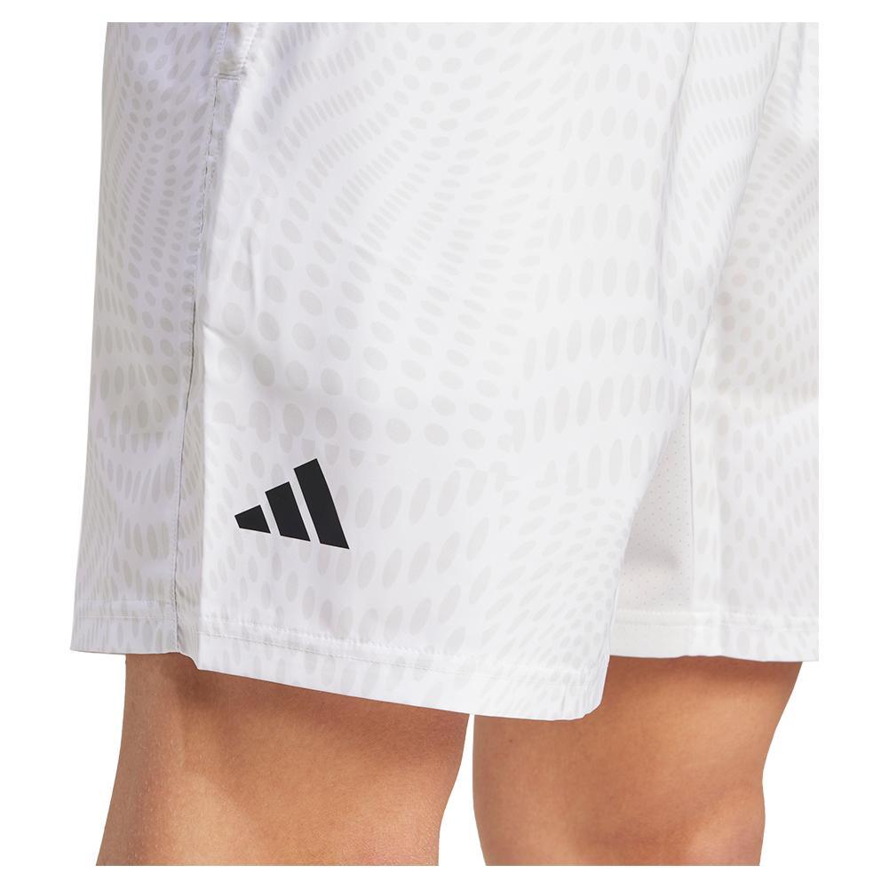 Mens Club Graphic Shorts White and Dash Grey