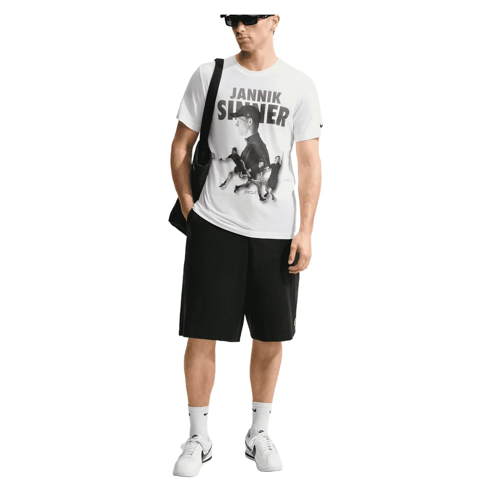 Men's Jannik Sinner Court Dri-FIT Graphic T-Shirt, Nike, Pickleball Express, IZ2725-H26-3