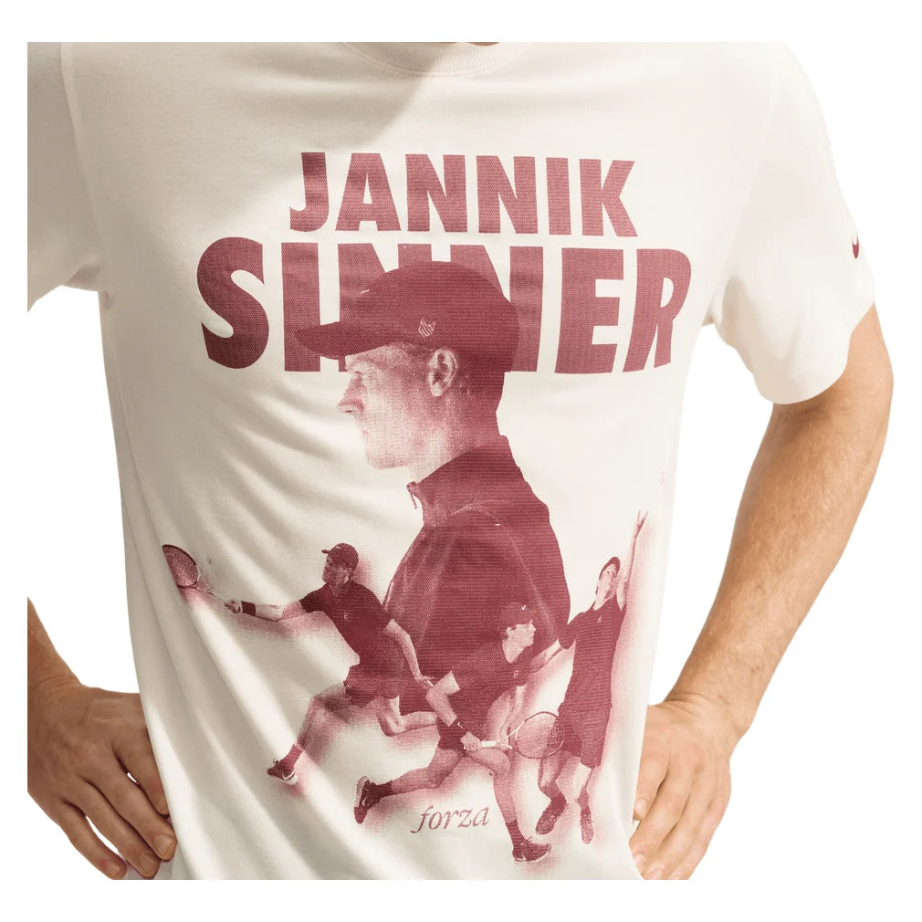 Men's Jannik Sinner Court Dri-FIT Graphic T-Shirt, Nike, Pickleball Express, IZ2725-H26-7