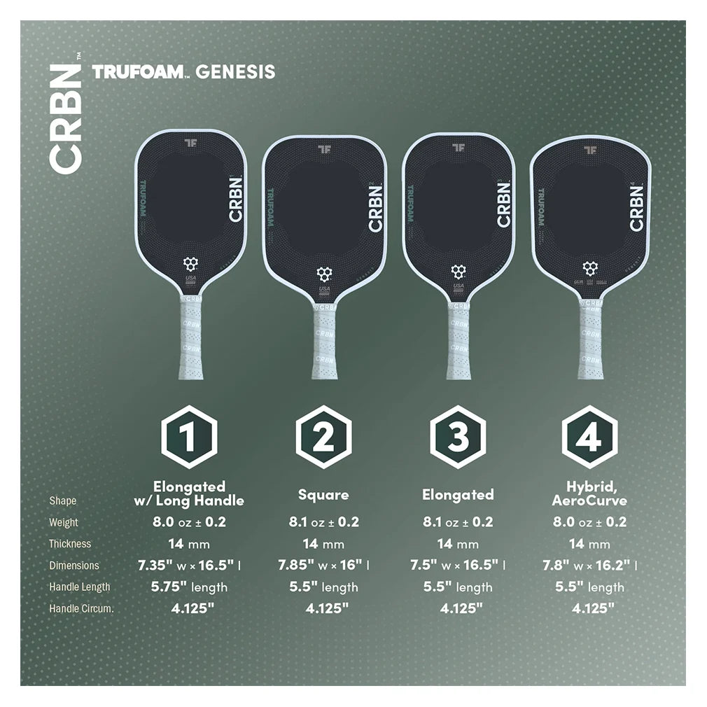 CRBN 1 Trufoam Genesis Pickleball Paddle