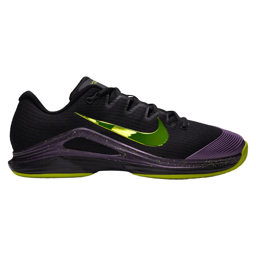 Men's Zoom Vapor 12 Shoes Black and Lemon Venom, Nike, Pickleball Express, JA6918-001H26-5