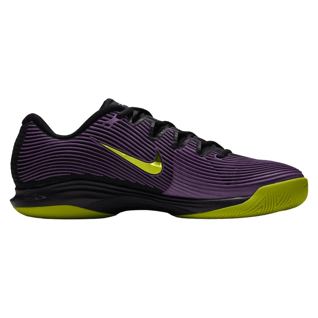 Men's Zoom Vapor 12 Shoes Black and Lemon Venom, Nike, Pickleball Express, JA6918-001H26-6