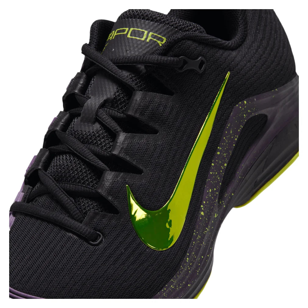 Men's Zoom Vapor 12 Shoes Black and Lemon Venom, Nike, Pickleball Express, JA6918-001H26-8