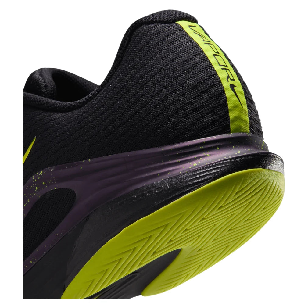 Men's Zoom Vapor 12 Shoes Black and Lemon Venom, Nike, Pickleball Express, JA6918-001H26-9