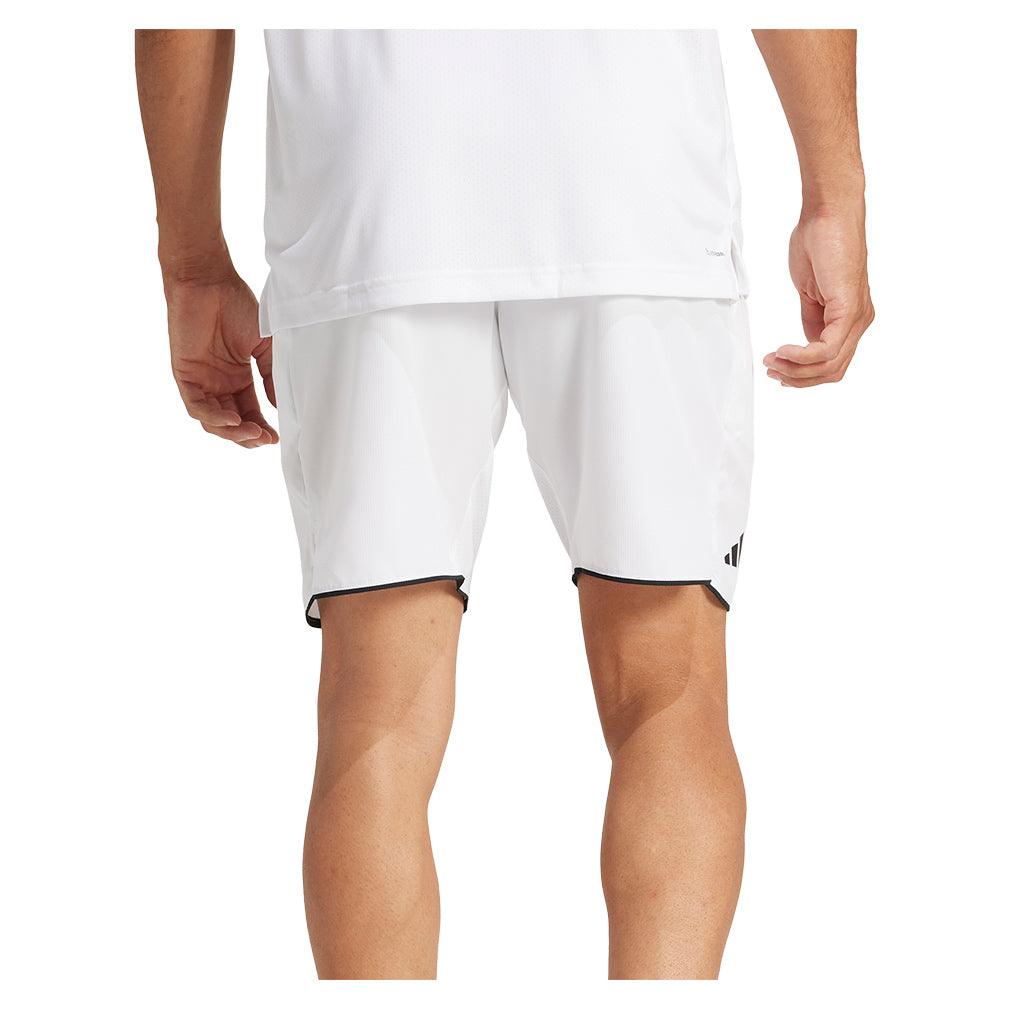 Men`s Club 9in Short White