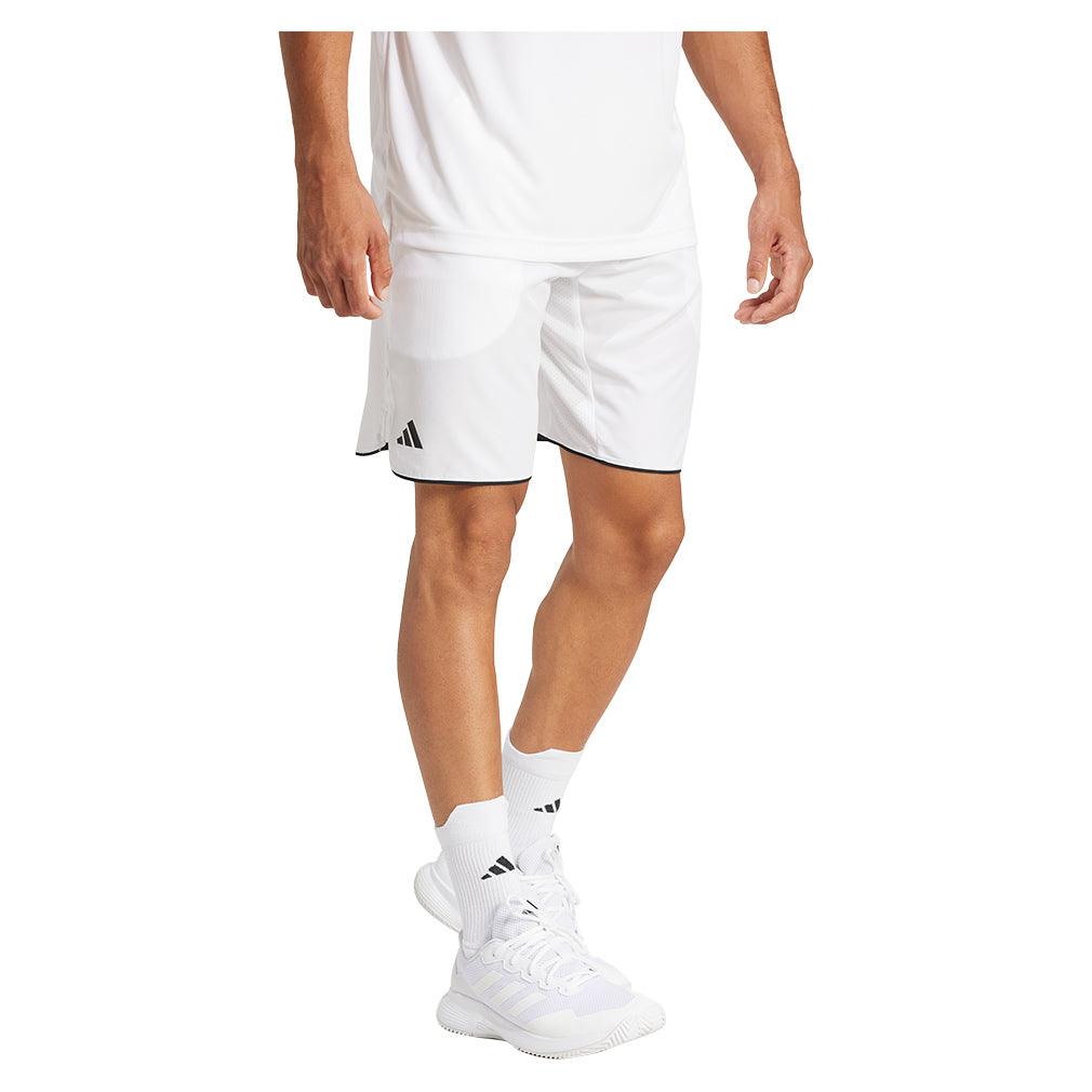 Men`s Club 9in Short White