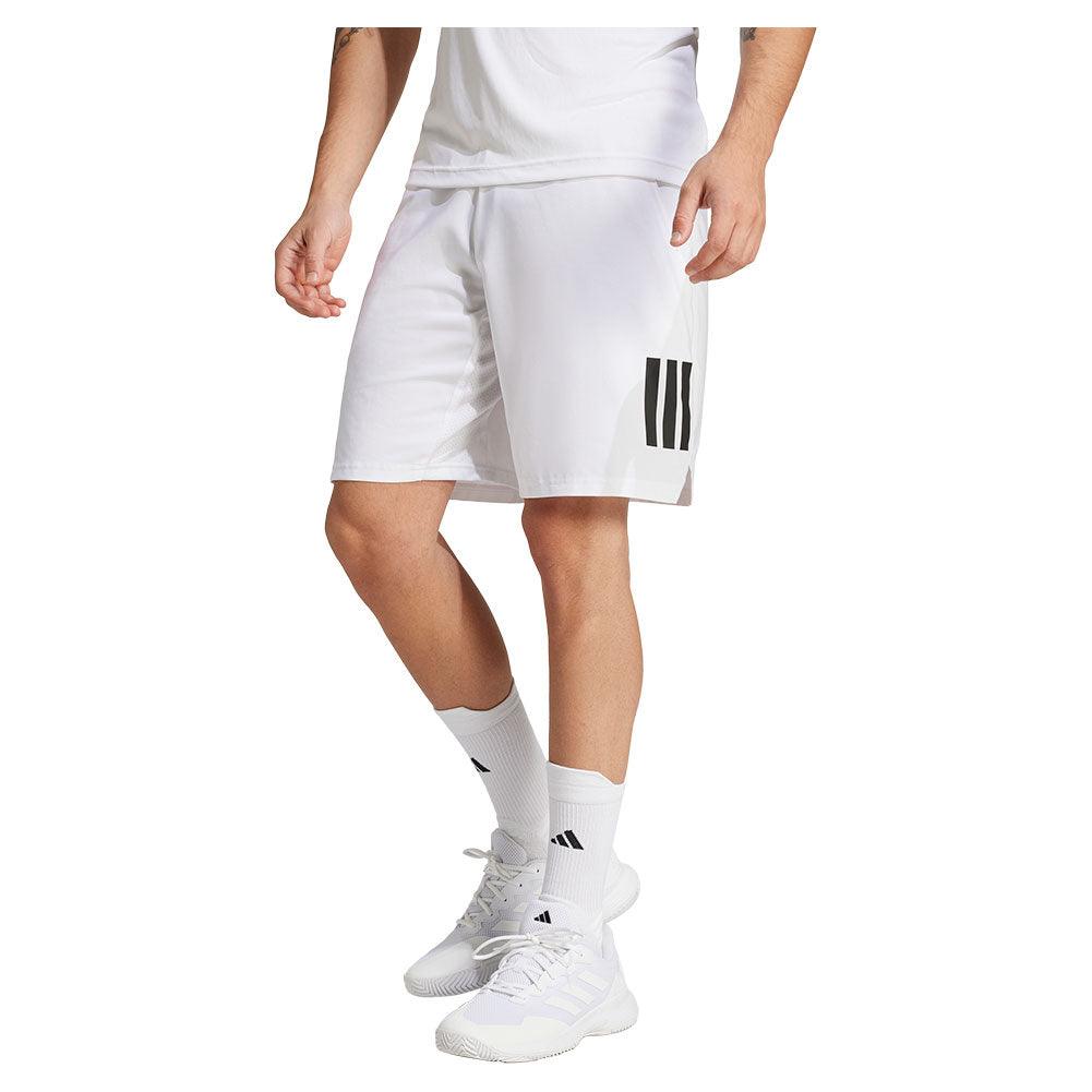 Men's Club 3 Stripe 7 inch Short White