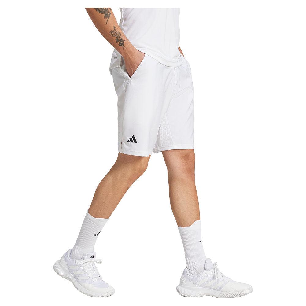 Men's Club 3 Stripe 7 inch Short White