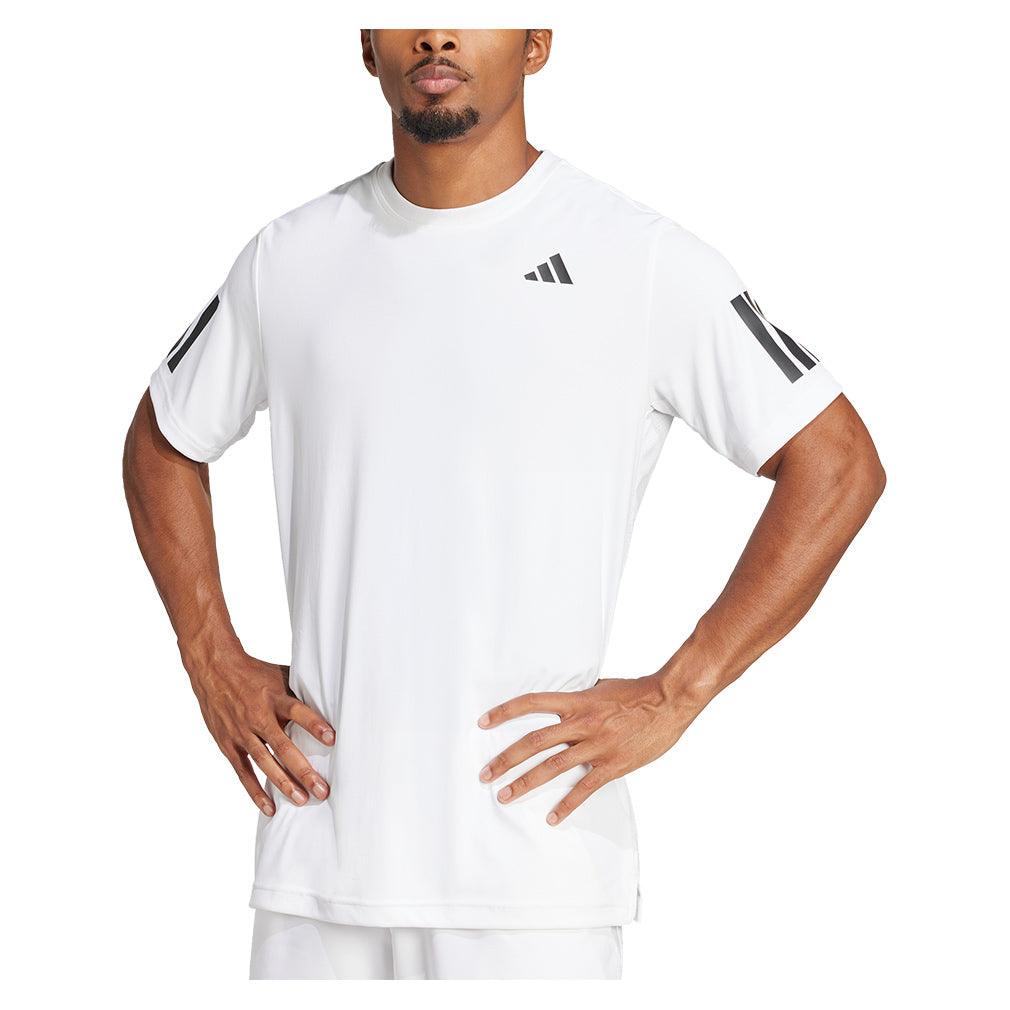 Men's Club 3 Stripe Top White