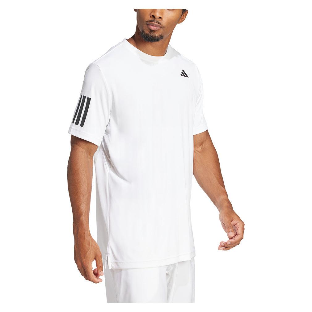 Men's Club 3 Stripe Top White