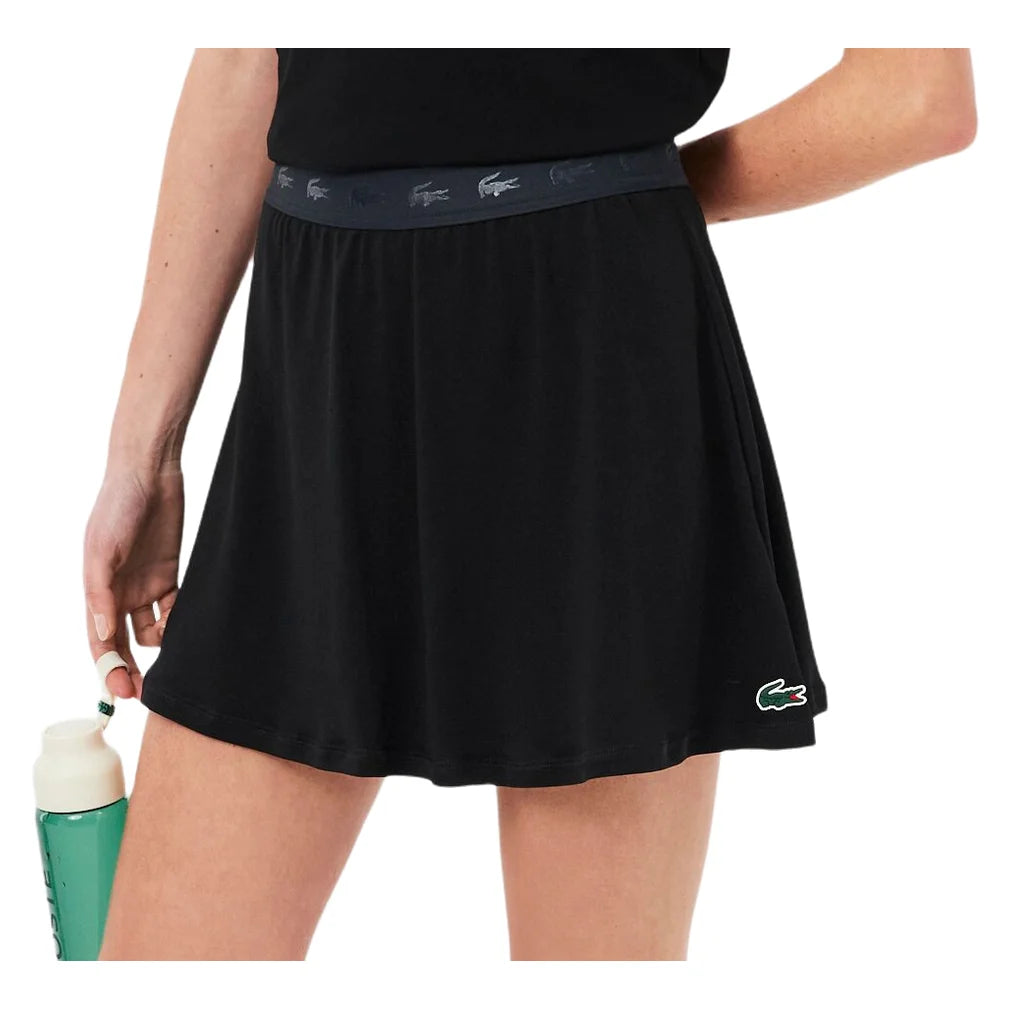 Women's Essentials Training Skort Black, Lacoste, Pickleball Express, JF0218-C31BF26-1