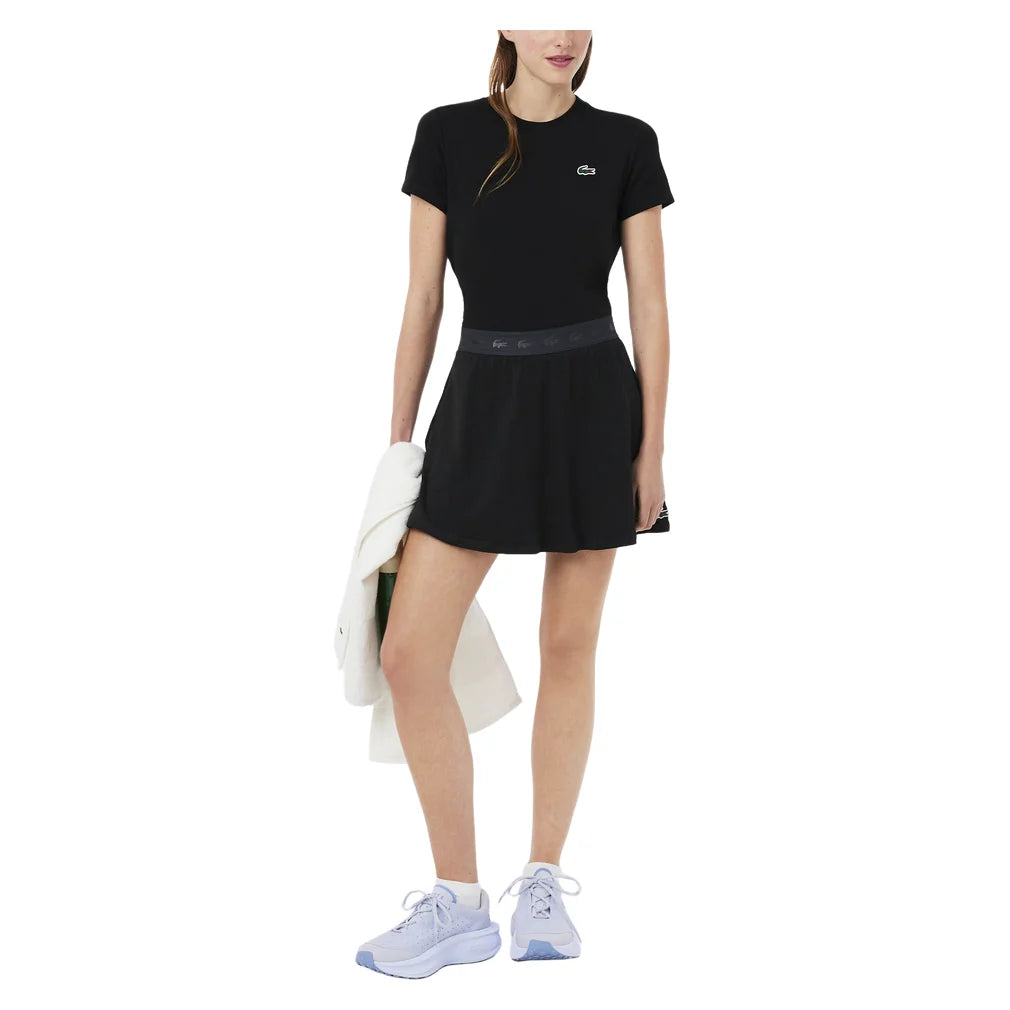 Women's Essentials Training Skort Black, Lacoste, Pickleball Express, JF0218-C31BF26-3