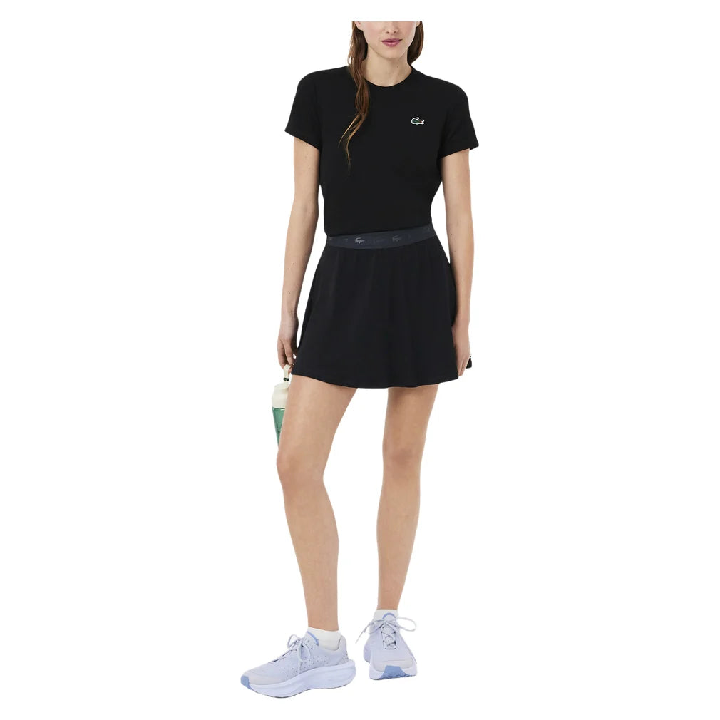 Women's Essentials Training Skort Black, Lacoste, Pickleball Express, JF0218-C31BF26-6
