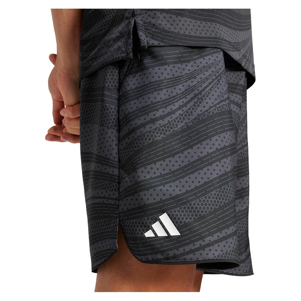 Men's Club Graphic 7 inch Shorts Carbon and Black
