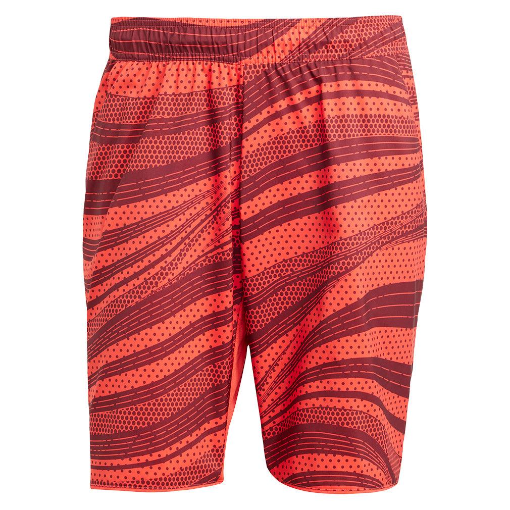 Men's Club Graphic 9 Inch Short Semi Lucid Red and Shadow Red
