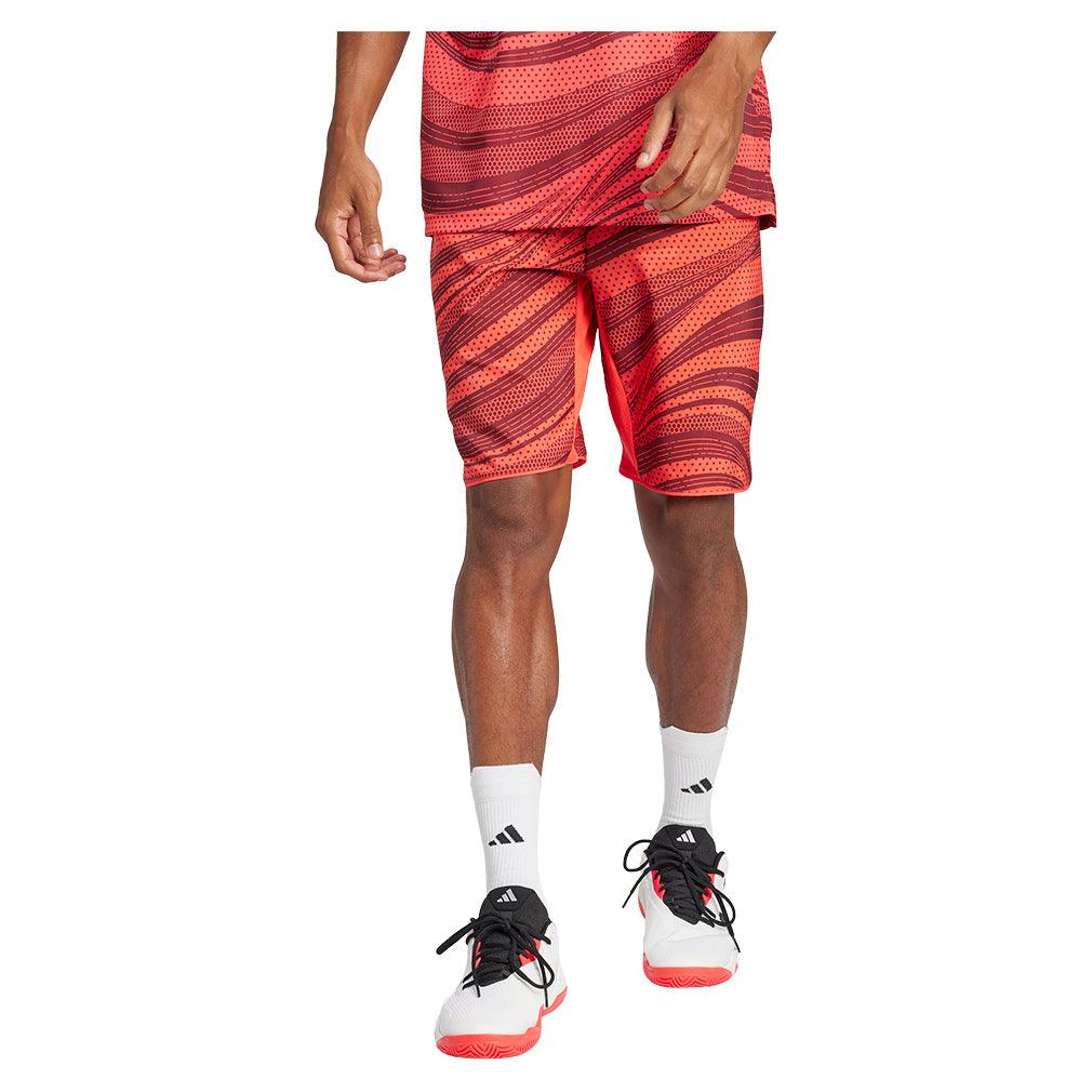 Men's Club Graphic 7 inch Short Semi Lucid Red and Shadow Red