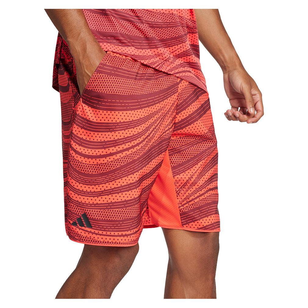 Men's Club Graphic 7 inch Short Semi Lucid Red and Shadow Red