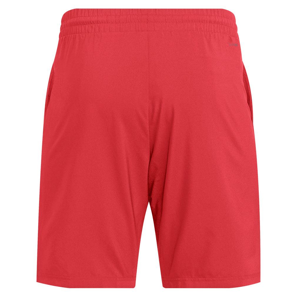Men's Club 3 Stripe 7 inch Shorts Semi Lucid Red