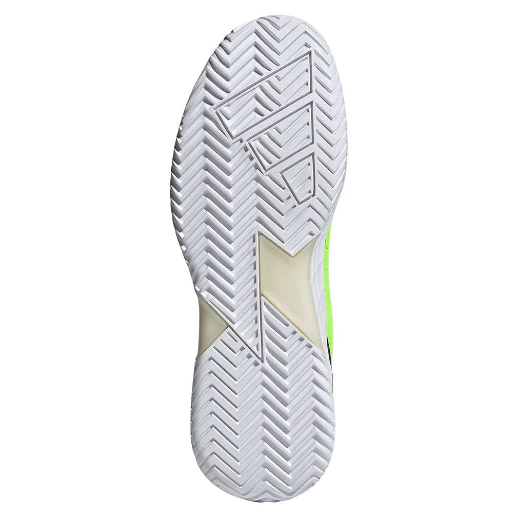Men's Defiant Speed 2 Court Shoes Lucid Lemon and Silver Metallic