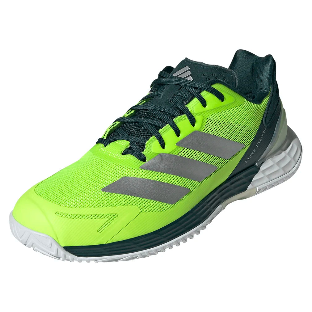 Men's Defiant Speed 2 Court Shoes Lucid Lemon and Silver Metallic