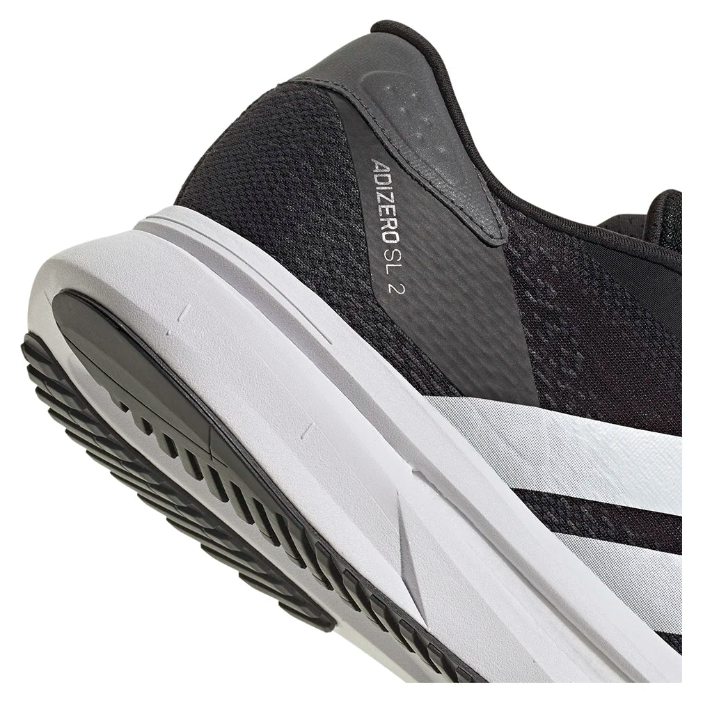 Women's Adizero SL2 Running Court Shoes Core Black and Footwear White