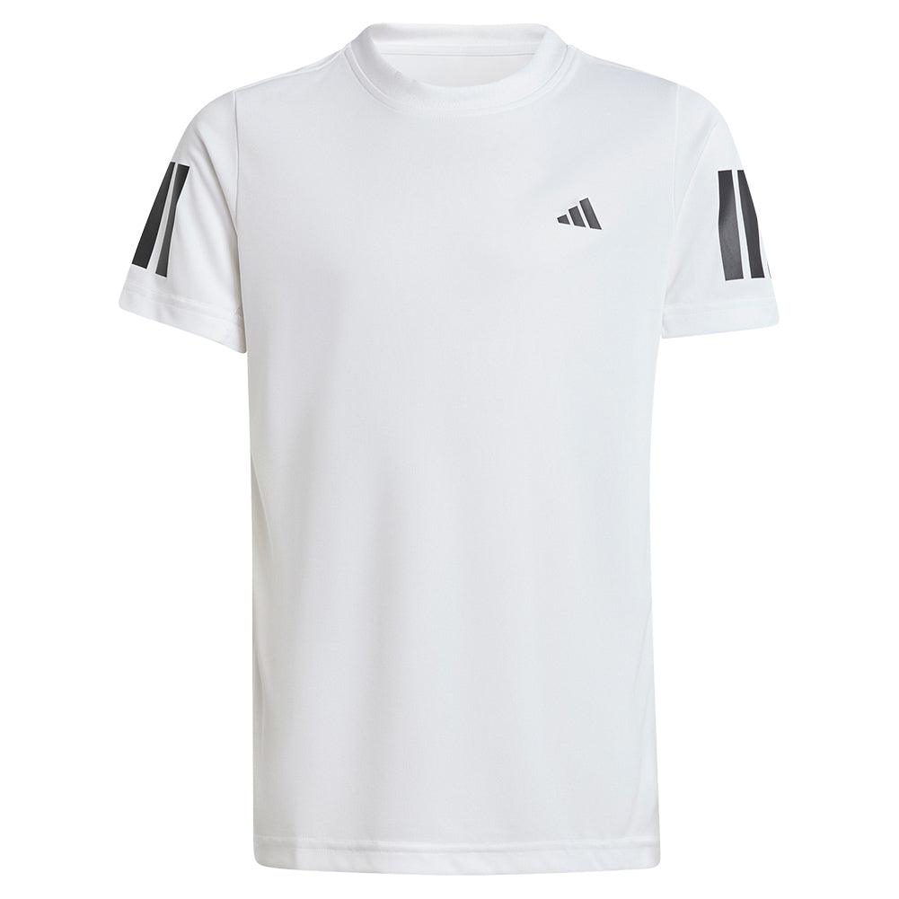 Boys' Club 3 Stripe Tee White