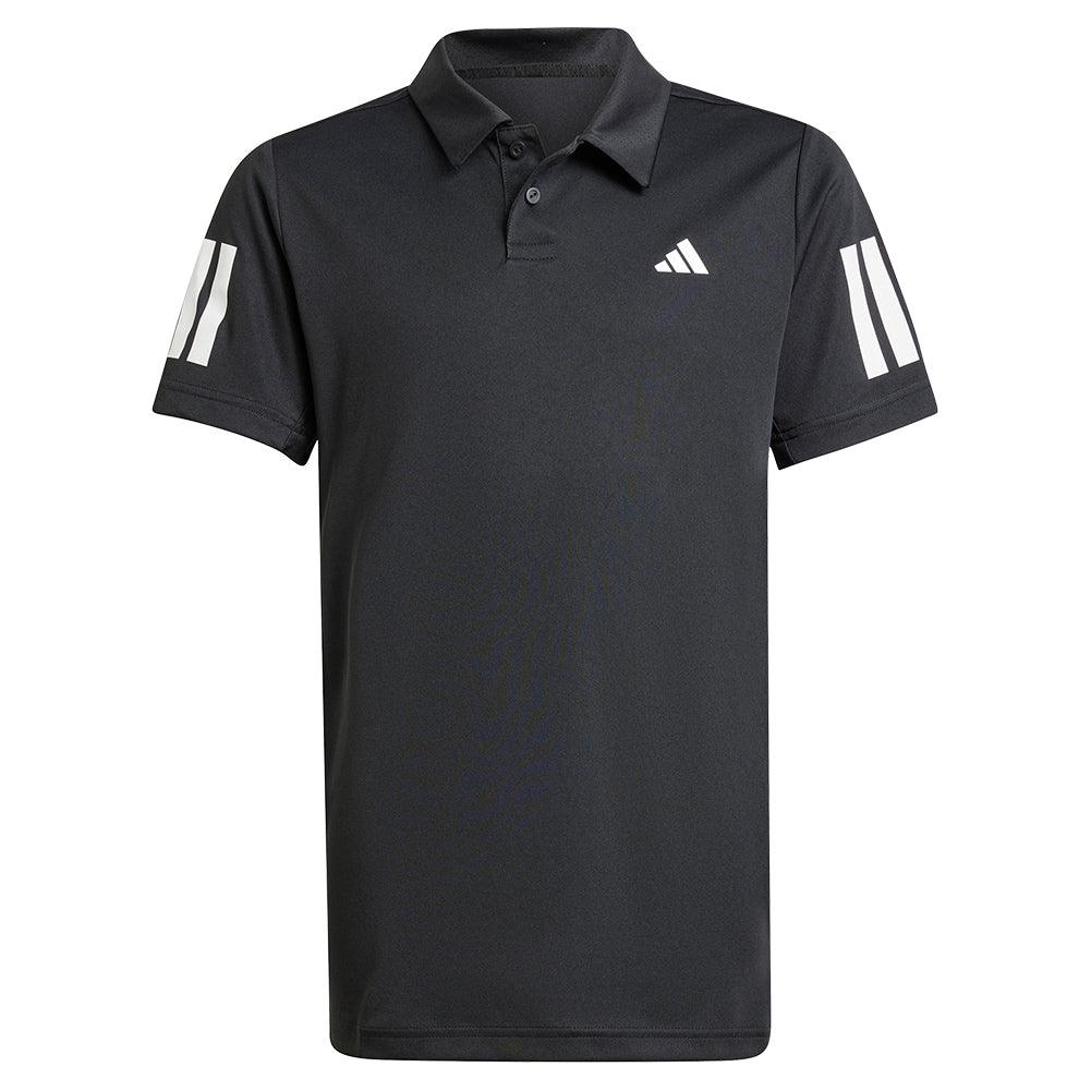 Boys' Club 3 Stripe Polo Black