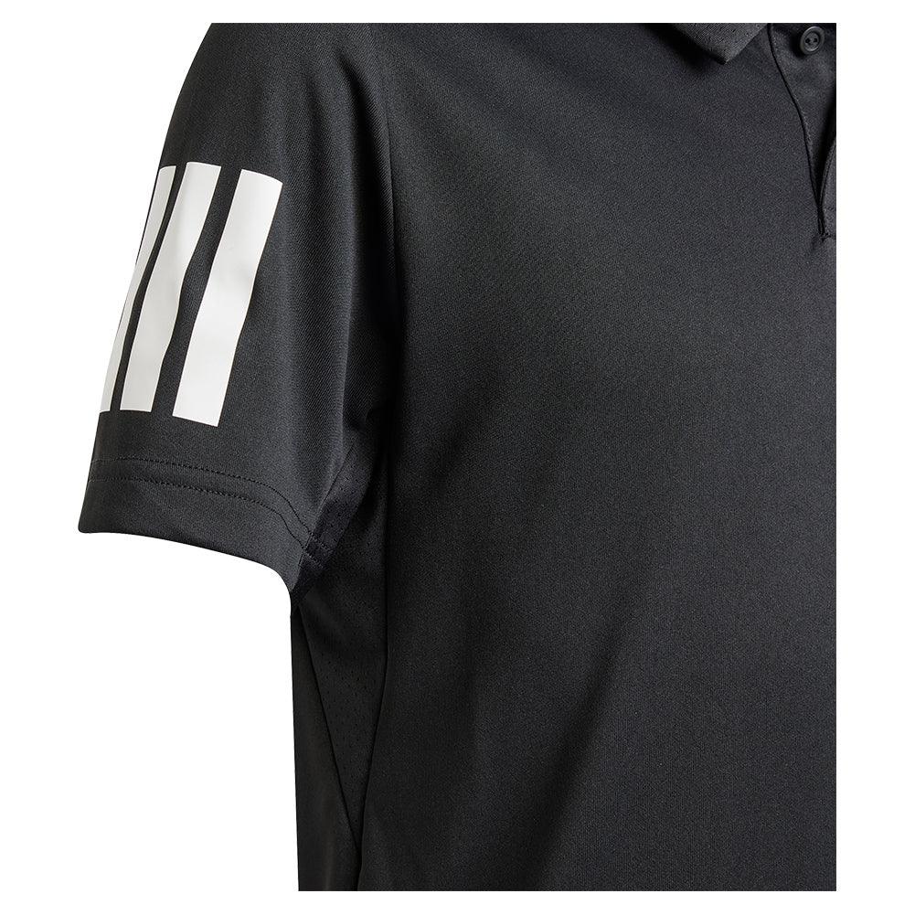 Boys' Club 3 Stripe Polo Black