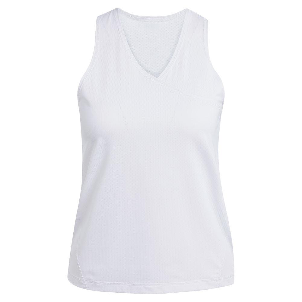 Women's Club V-Neck Tank White