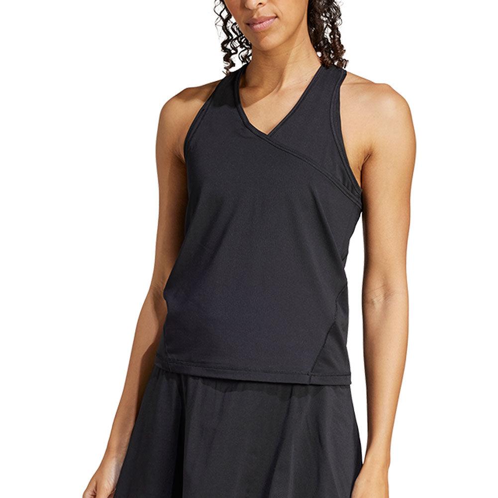 Women's Club V-Neck Tank Black