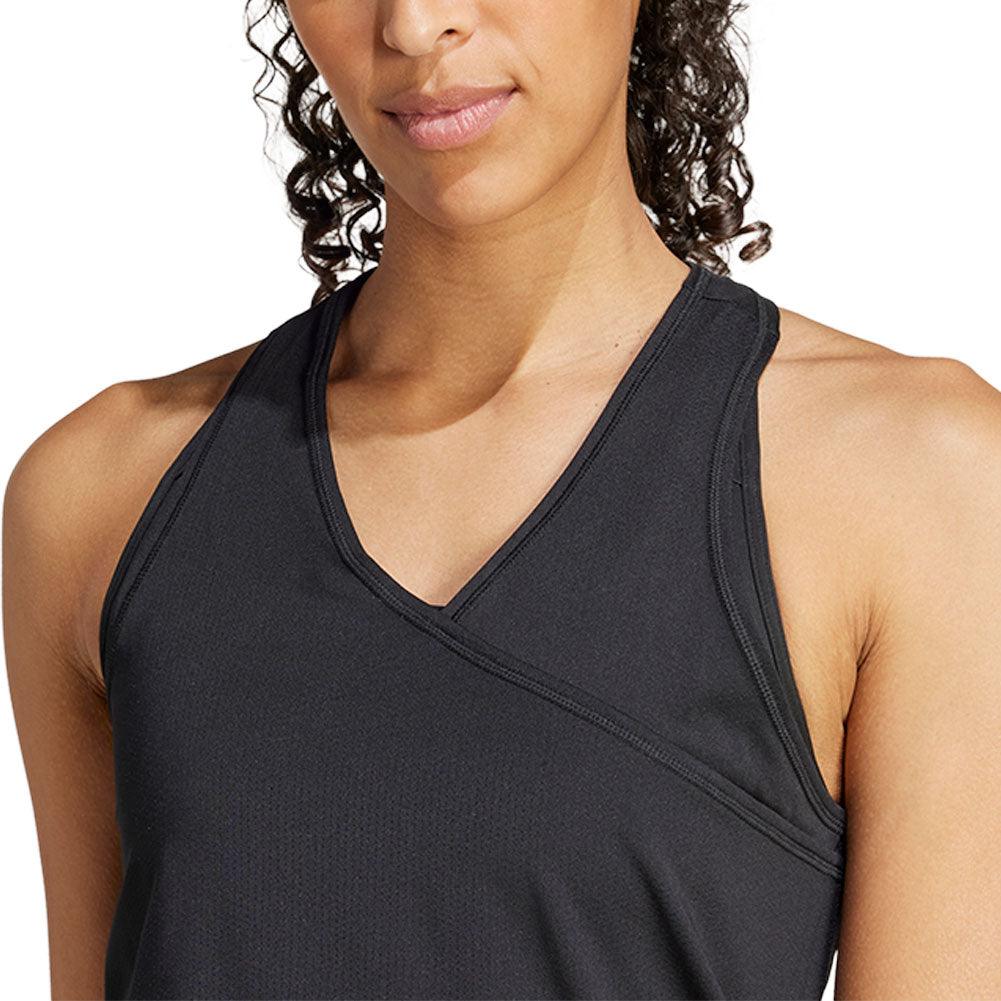 Women's Club V-Neck Tank Black