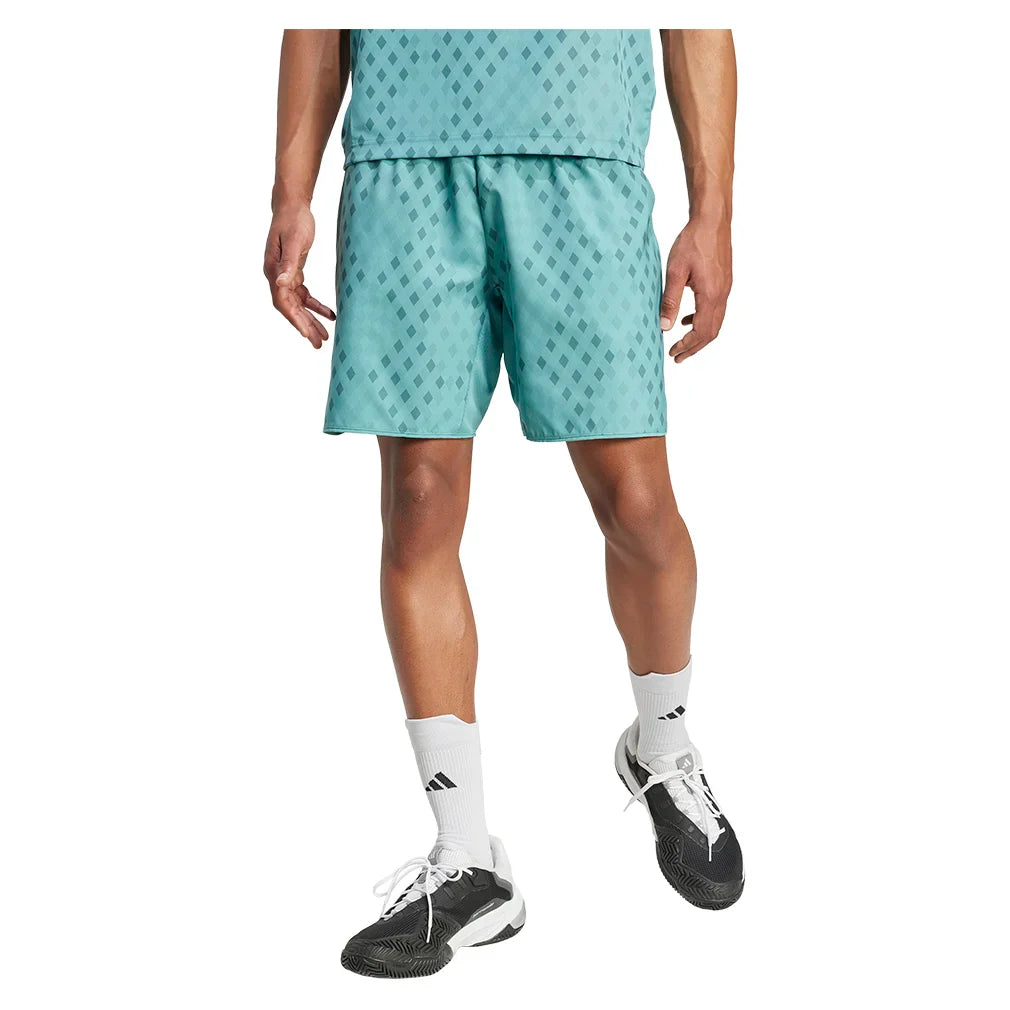 Men's Club Graphic 7 Inch Short Powder and Preloved Teal