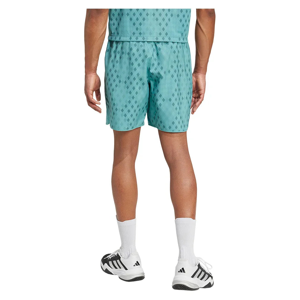 Men's Club Graphic 9 Inch Short Powder and Preloved Teal