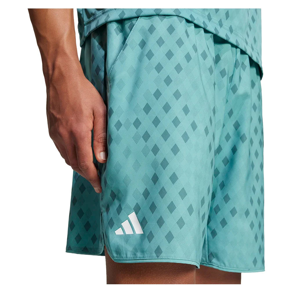 Men's Club Graphic 7 Inch Short Powder and Preloved Teal