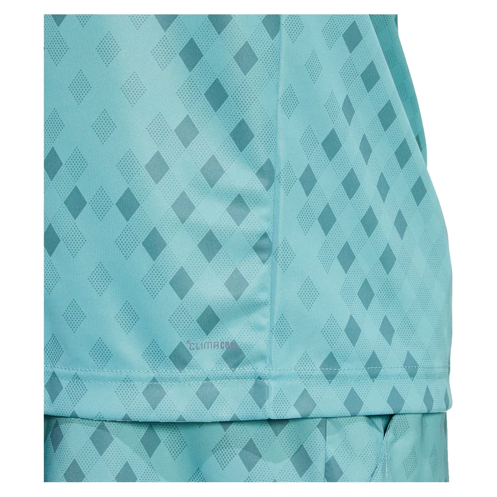 Men's Club Graphic Polo Powder and Preloved Teal