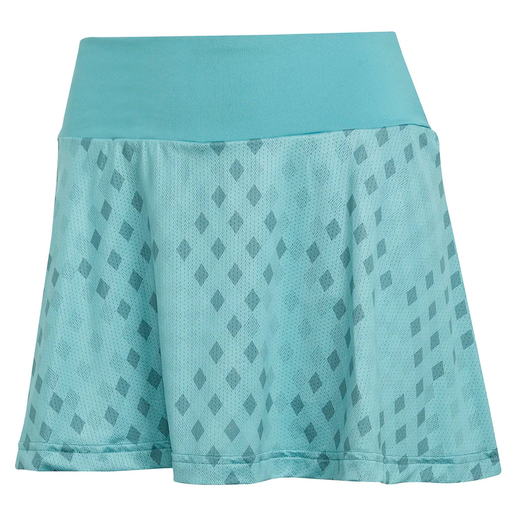 Women's Club Graphic Skort Powder Teal and Preloved Teal