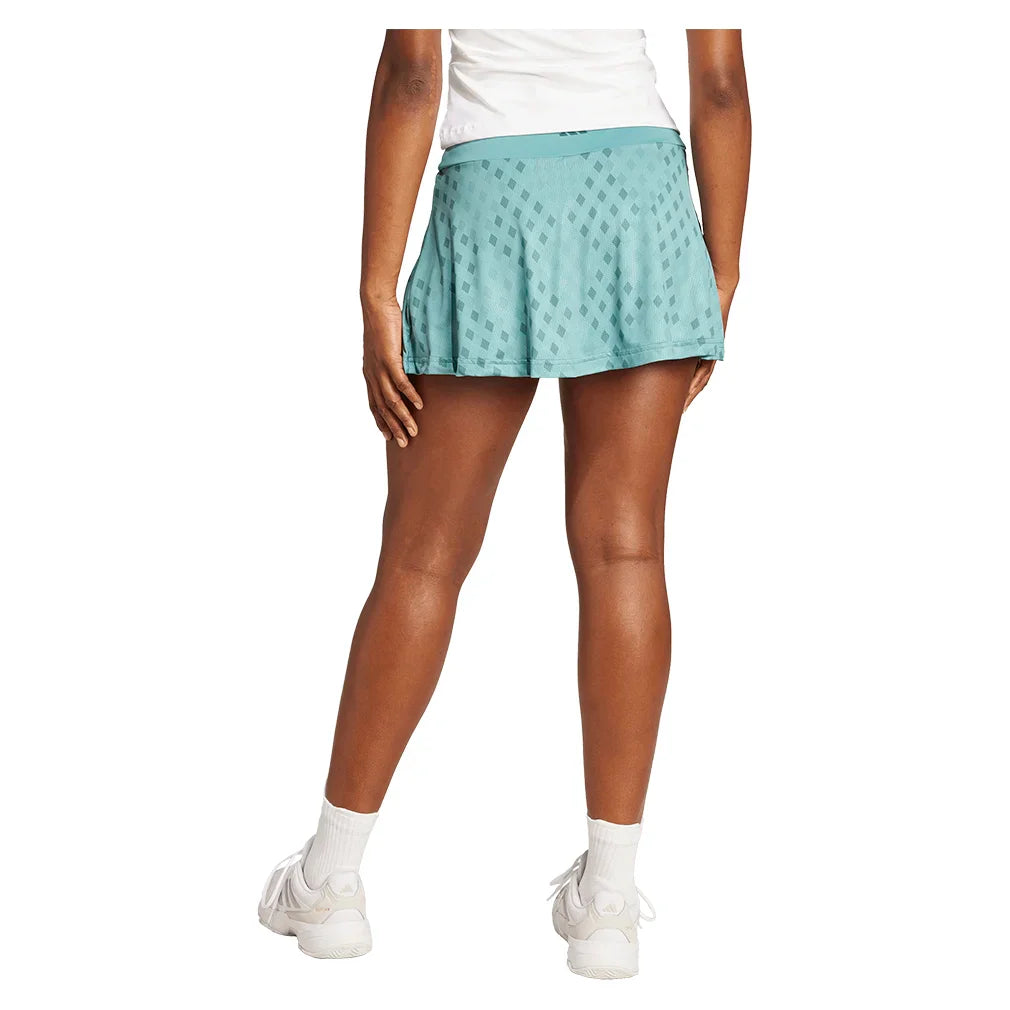 Women's Club Graphic Skort Powder Teal and Preloved Teal