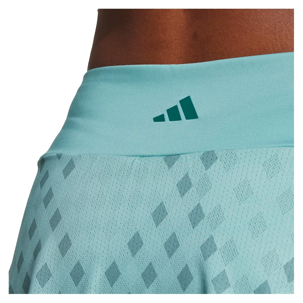 Women's Club Graphic Skort Powder Teal and Preloved Teal