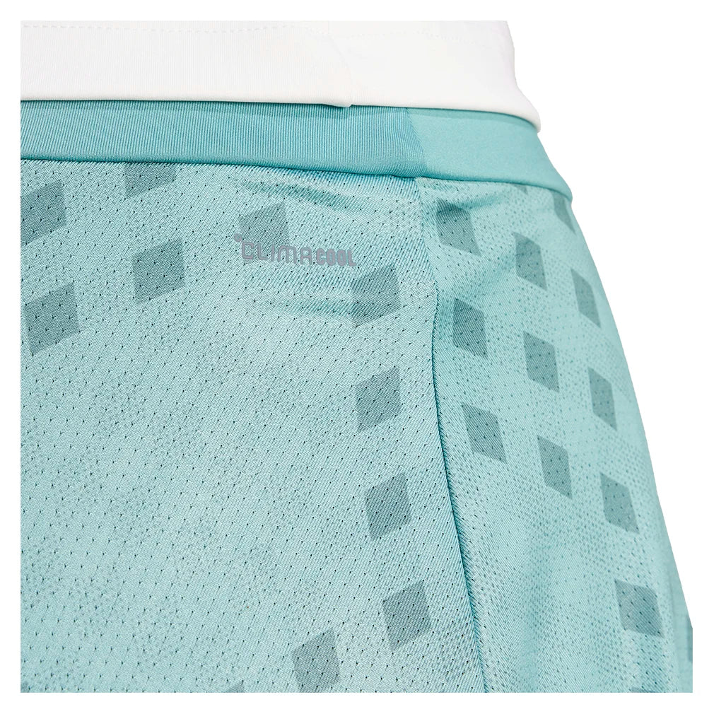 Women's Club Graphic Skort Powder Teal and Preloved Teal