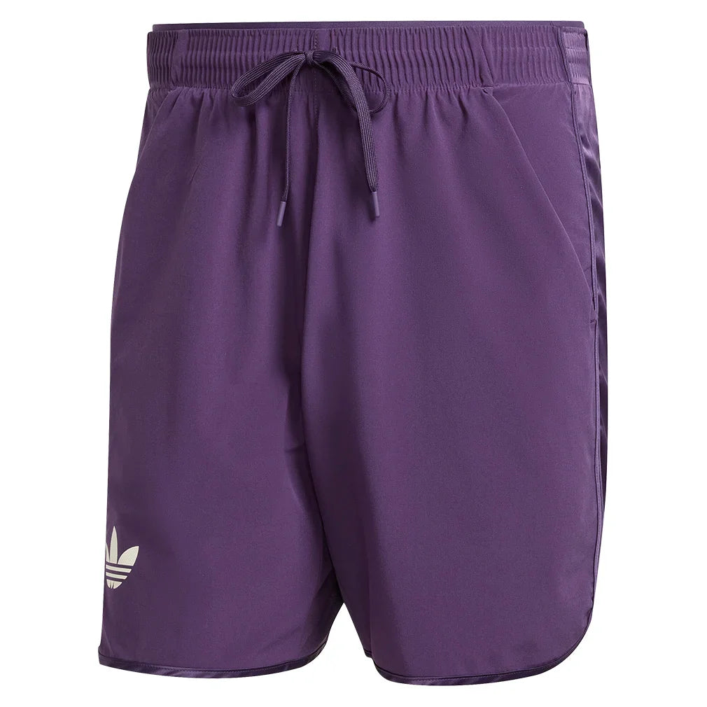 Men`s 7 Inch Tennis Shorts and Tight Set Aurora Plum