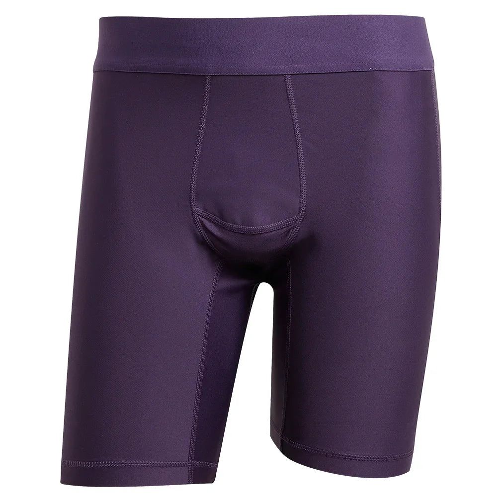 Men`s 7 Inch Tennis Shorts and Tight Set Aurora Plum