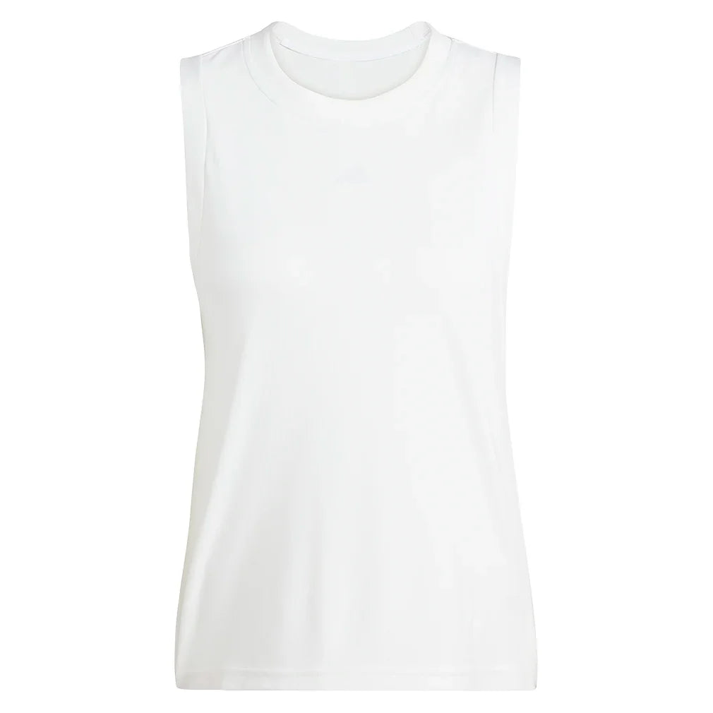Women's Match Tank White