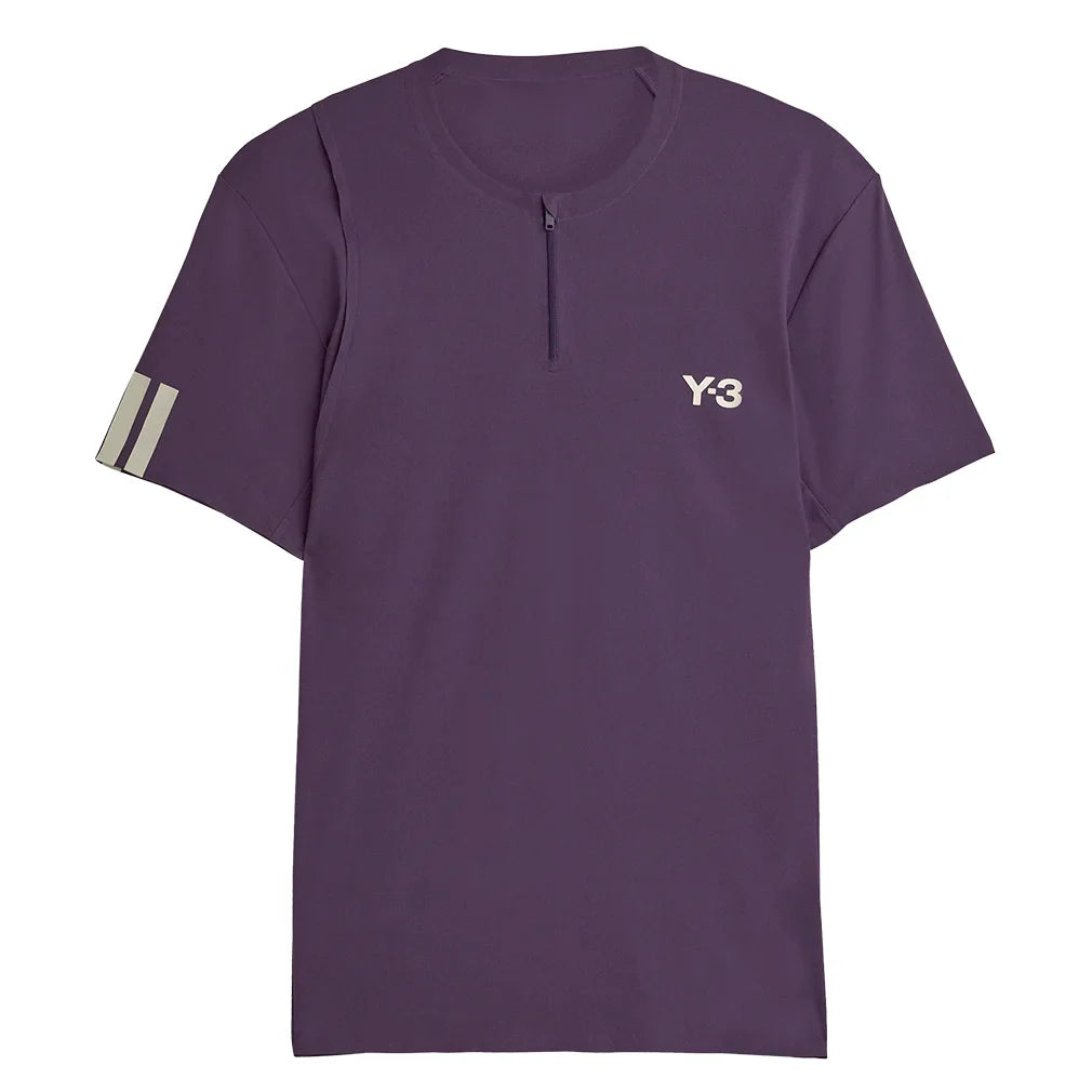 Men's Y-3 Zip Top Aurora Plum