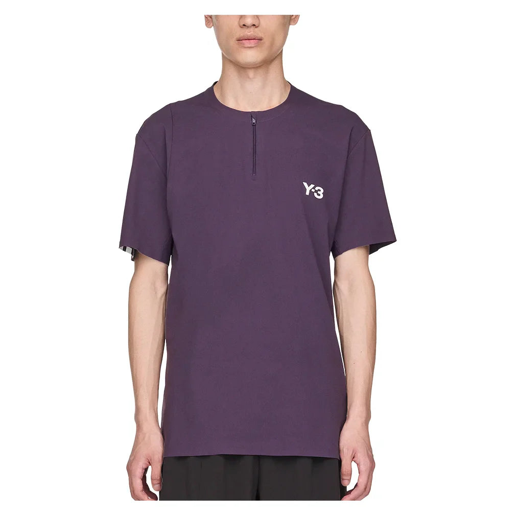 Men's Y-3 Zip Top Aurora Plum
