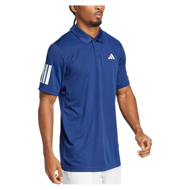 Men's Club 3 Stripe Polo Dark Blue