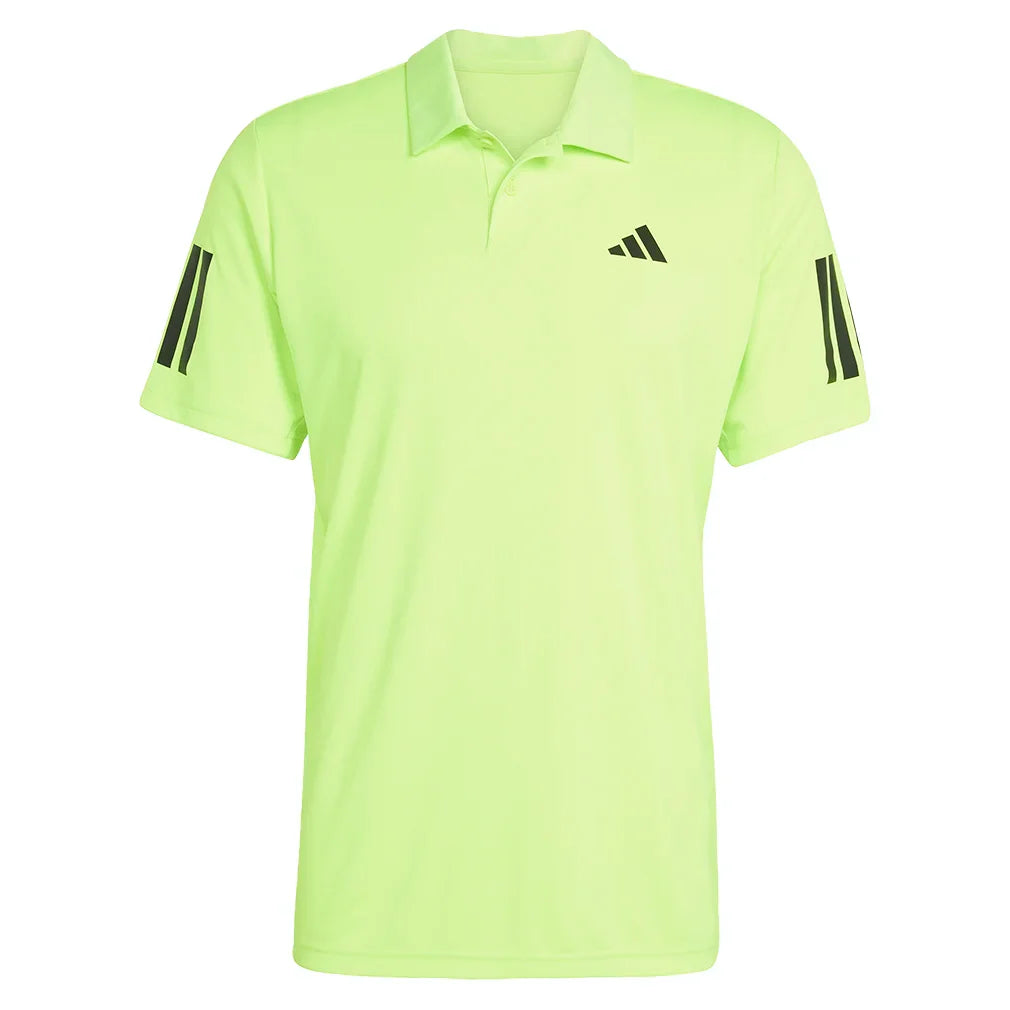 Men's Club 3 Stripe Polo Lucid Lemon