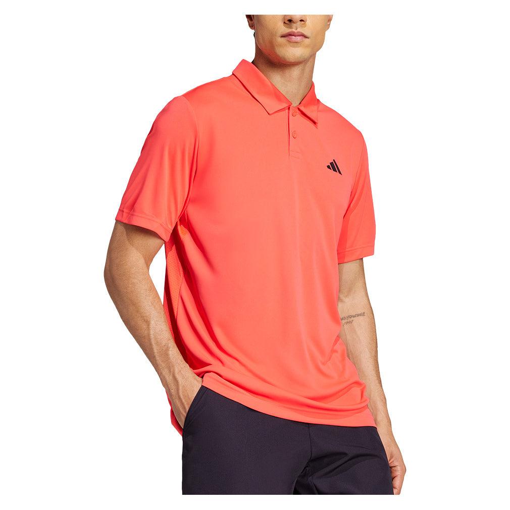 Men`s Club Polo Semi Lucid Red