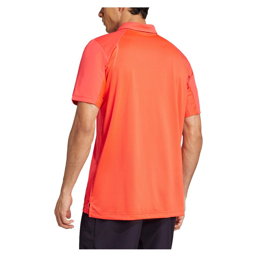 Men`s Club Polo Semi Lucid Red