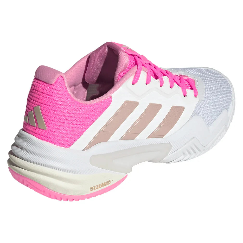 Women's Barricade 13 Court Shoes Footwear White and Ash Pearl